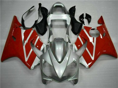 2001-2003 Red Silver Honda CBR600 F4i Motorcycle Fairings Australia