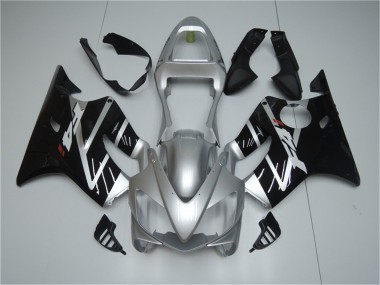 2001-2003 Silver Black Honda CBR600 F4i Motorcycle Fairings Australia