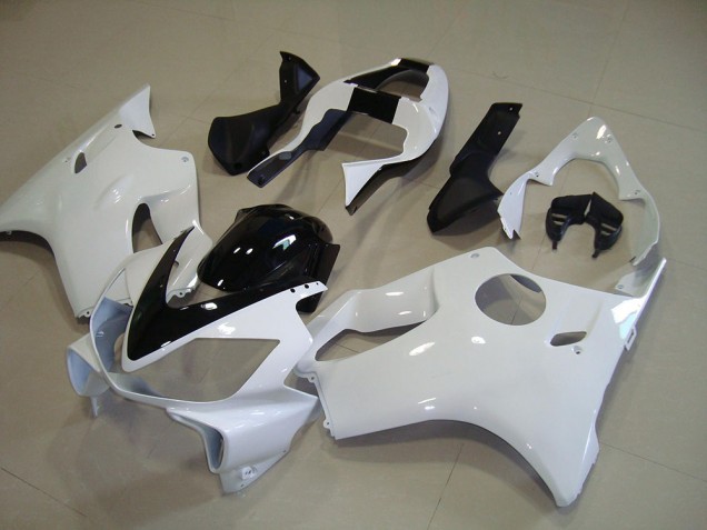 2001-2003 White with Black Stripe Honda CBR600 F4I Motorcycle Fairings Australia