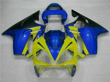 2001-2003 Yellow Blue Honda CBR600 F4i Motorcycle Fairings Australia