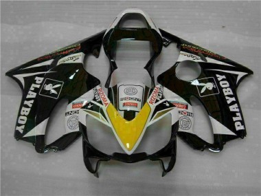 2001-2003 Yellow Silver Black Honda CBR600 F4i Motorcycle Fairings Australia