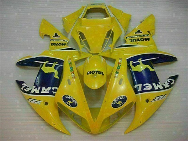 2002-2003 Yellow Yamaha YZF R1 Motorcycle Fairings Australia