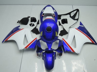 2002-2013 Blue and White Honda VFR800 Motorcycle Fairings Australia