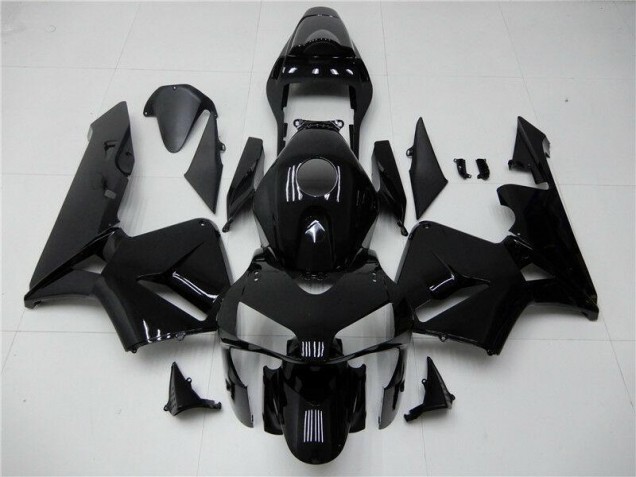 2003-2004 Glossy Black Honda CBR600RR Plastics Motorcycle Fairings Australia