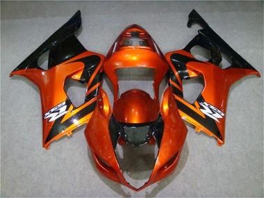 2003-2004 Orange Black Suzuki GSXR 1000 Motorcycle Fairings Australia