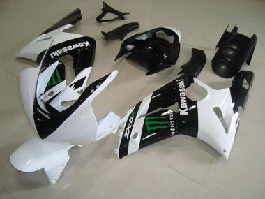 2003-2004 White Monster Kawasaki Ninja ZX6R Motorcycle Fairings & Bodywork Australia