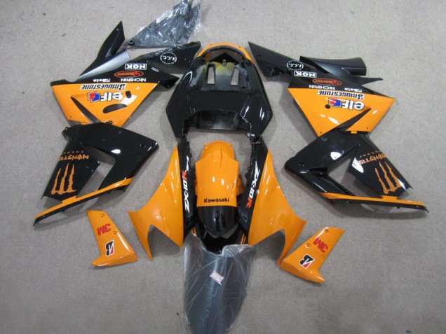 2003-2005 Orange Monster Kawasaki Ninja ZX10R Motorcycle Fairings Australia