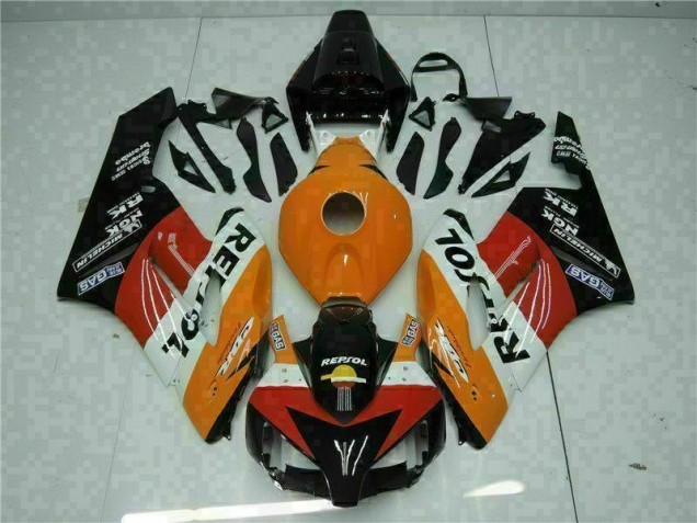 2004-2005 Orange Honda CBR1000RR Motorcycle Fairings Australia