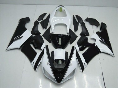2005-2006 Black White Kawasaki Ninja ZX6R Motorcycle Fairings & Bodywork Australia