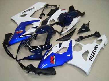 2005-2006 Blue White Black Suzuki GSXR 1000 Motorcycle Fairings Australia