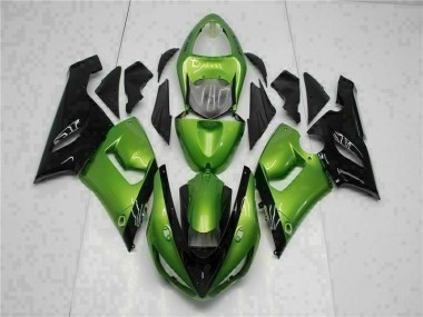 2005-2006 Green Kawasaki Ninja ZX6R ABS Fairing Kit Australia