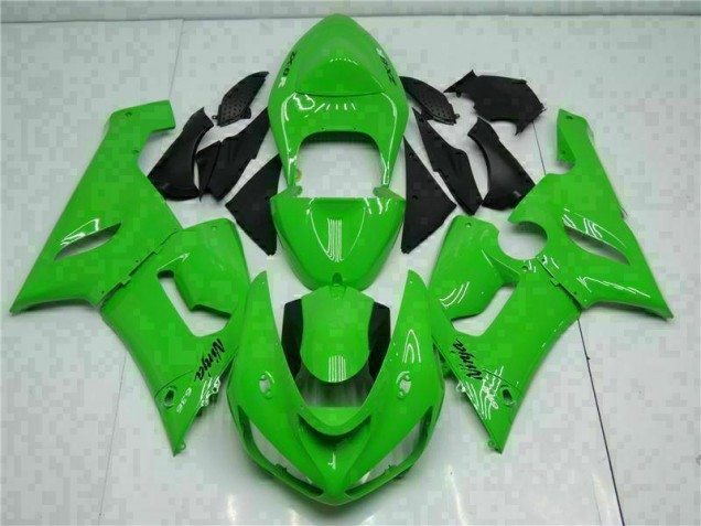 2005-2006 Green Kawasaki Ninja ZX6R Full Fairing Kits Australia