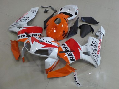 2005-2006 Orange White Repsol Honda CBR600RR Motorcycle Fairings Australia
