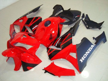 2005-2006 Red Black Honda CBR600RR Plastics Fairing Kit Australia