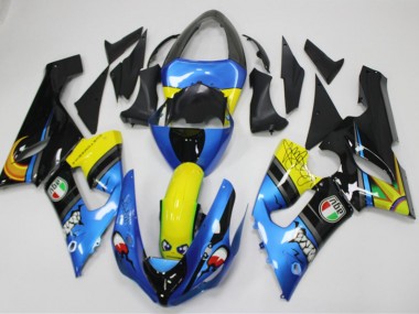 2005-2006 Shark Kawasaki Ninja ZX6R Motorcycle Fairings Australia