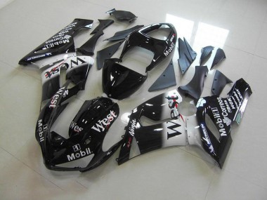 2005-2006 West Kawasaki Ninja ZX6R Motorcycle Fairings Australia