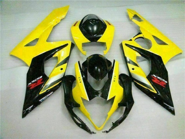 2005-2006 Yellow Black Suzuki GSXR 1000 Motorcycle Fairings Australia