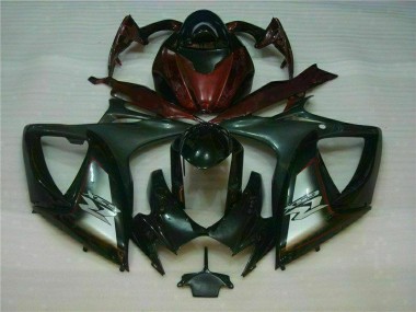 2006-2007 Black Red Suzuki GSXR 600/750 Motorcycle Fairings & Bodywork Australia