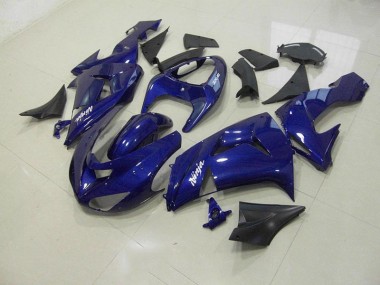 2006-2007 Dark Blue Kawasaki Ninja ZX10R Motorcycle Fairings Australia