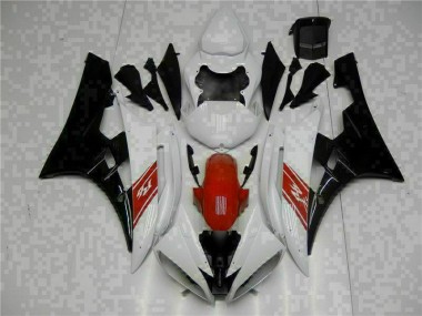 2006-2007 White Black Yamaha YZF R6 Motorcycle Fairings Australia