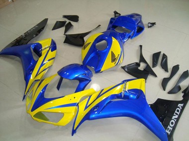 2006-2007 Yellow Blue Black Honda CBR1000RR Motorcycle Fairings Australia