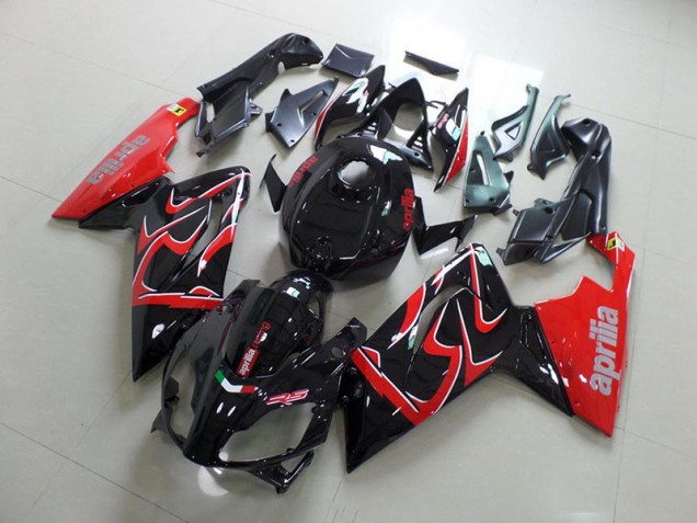 2006-2011 Black and Red Aprilia RS125 Aftermarket Motorcycle Fairings Australia