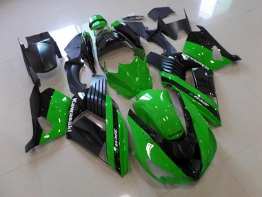 2006-2011 Green and Black Kawasaki Ninja ZX14R Motorcycle Fairings Australia