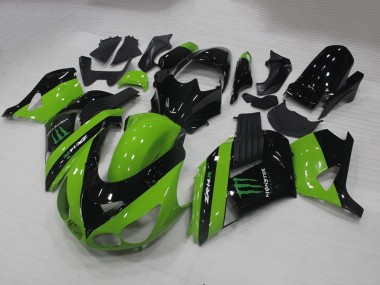 2006-2011 Green Monster Kawasaki Ninja ZX14R Motorcycle Fairings Australia