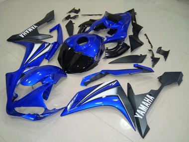 2007-2008 Blue White Yamaha YZF R1 Full Fairing Kit Australia