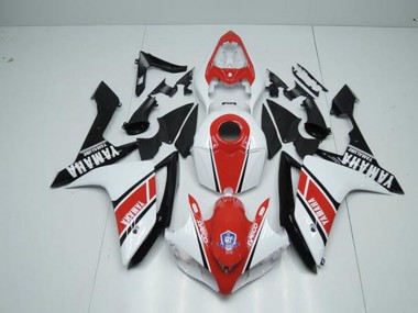 2007-2008 Factory Red White Yamaha YZF R1 Motorcycle Fairings Australia