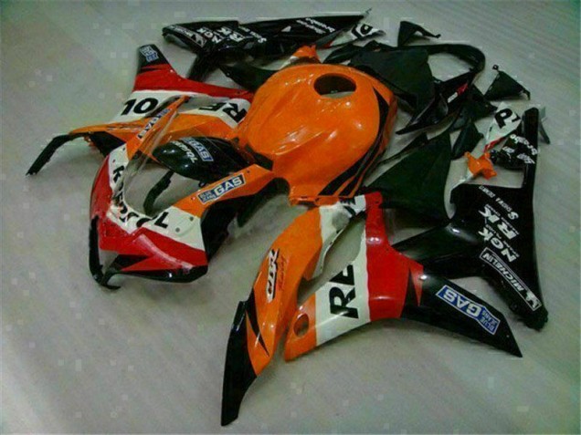2007-2008 Orange Black Honda CBR600RR Motorcycle Fairings Australia