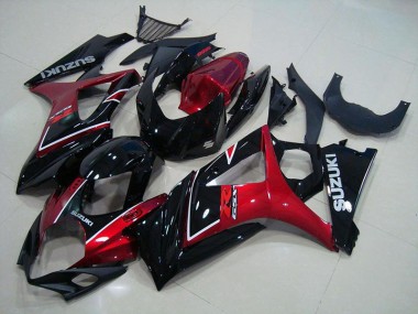 2007-2008 Red Black Suzuki GSXR 1000 Motorcycle Fairings Australia