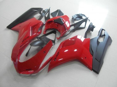 2007-2012 Red Black Ducati 848 1098 1198 Motorcycle Fairings Australia