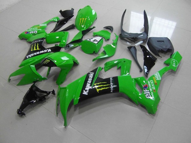 2008-2010 Green Monster 41 Kawasaki Ninja ZX10R Motorcycle Fairings Australia