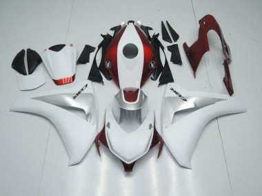 2008-2011 Candy Red White and Silver Honda CBR1000RR Motorcycle Fairings Australia