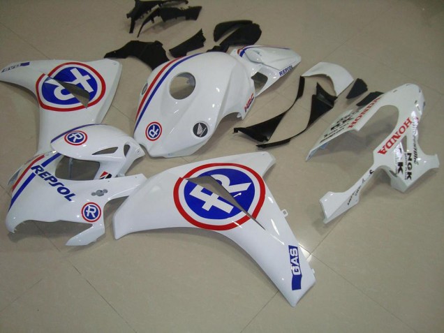 2008-2011 White Repsol Honda CBR1000RR Motorcycle Fairings Australia