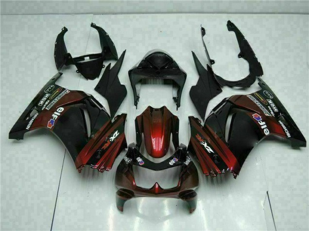 2008-2012 Black Kawasaki Ninja EX250 Motorcycle Fairings Australia