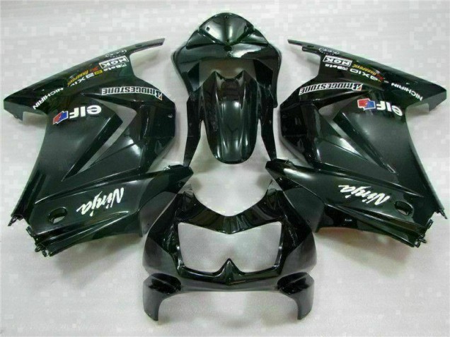 2008-2012 Black Kawasaki Ninja EX250 Plastic Full Fairing Kit Australia