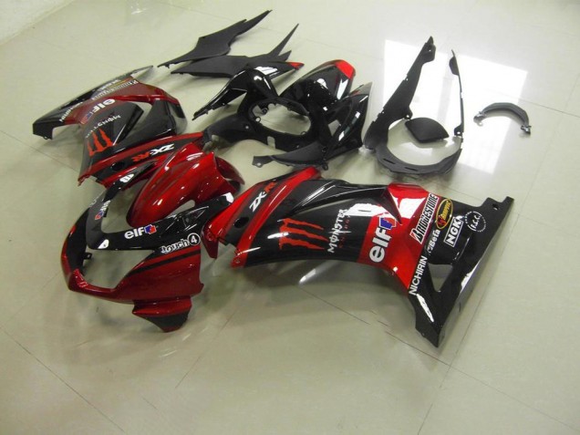 2008-2012 Candy Red Monster Kawasaki Ninja ZX250R Motorcycle Fairings Australia