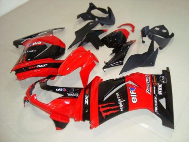 2008-2012 Red Monster Kawasaki Ninja ZX250R Motorcycle Fairings Australia