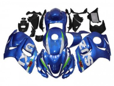 2008-2019 Blue White Suzuki GSXR 1300 Hayabusa Motorcycle Fairings Australia