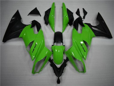 2009-2011 Green Black Kawasaki Ninja EX650 Motorcycle Fairings Australia