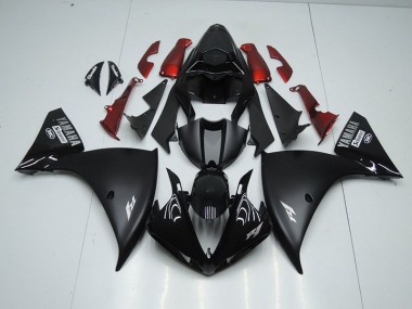 2009-2011 Matte Black Yamaha YZF R1 Full Fairing Kit Australia