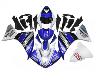 2009-2011 White Blue Silver Yamaha YZF R1 Motorcycle Fairings Australia