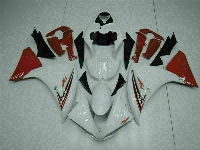 2009-2011 White Red Yamaha YZF R1 Motorcycle Fairings Australia