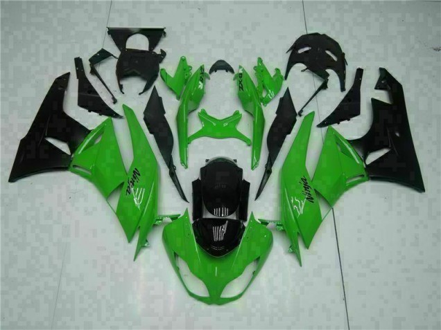 2009-2012 Black Green Kawasaki Ninja ZX6R Motorcycle Fairings Australia