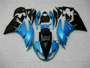 2009-2012 Blue Black Kawasaki Ninja ZX6R Motorcycle Fairings Australia