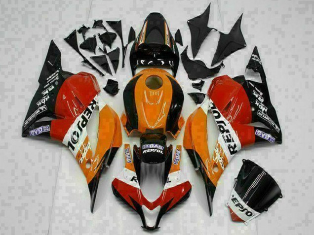 2009-2012 Orange Honda CBR600RR Motorcycle Fairings Australia