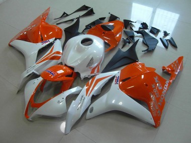 2009-2012 Orange Pearl White Honda CBR600RR Motorcycle Fairings Australia