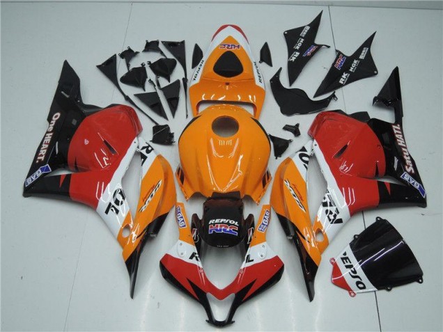 2009-2012 Orange Red Black Honda CBR600RR Motorcycle Fairings Australia